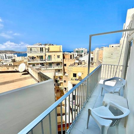 Spacious 2Br Penthouse With A Large Front-Terrace - Close To Bugibba Perched Beach St. Paul's Bay Buitenkant foto